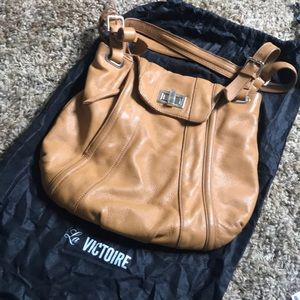 La Victoire leather over the shoulder bag